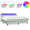 vidaXL vil&aacute;gossz&uuml;rke b&aacute;rsony rug&oacute;s &eacute;s LED-es &aacute;gy matraccal 200x210 cm