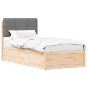 vidaXL &Aacute;gykeret K&aacute;rpitozott Fejt&aacute;ml&aacute;val Vil&aacute;gossz&uuml;rke 100 x 200 cm