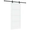 vidaXL Cs&uacute;sz&oacute; ajt&oacute; 93 x 211 cm Szerelt Fa Feh&eacute;r &eacute;s Fekete