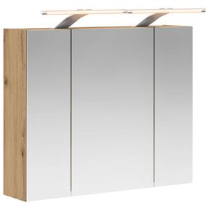 vidaXL F&uuml;rdőszobai t&uuml;k&ouml;rszekr&eacute;ny Műv&eacute;szi t&ouml;lgy 60 x 14,5 x 50 cm