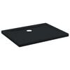 vidaXL Zuhany Alap T&aacute;lca Dots-szal 90 x 70 x 4 cm ABS Fekete