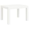 vidaXL feh&eacute;r PP kerti asztal 59 x 47 x 40 cm