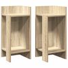 vidaXL 2 db sonoma t&ouml;lgy kisasztal polccal 25,5 x 27 x 60 cm