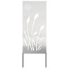 vidaXL Kertv&eacute;dő v&aacute;szon Ez&uuml;st 50 x 140 cm Rozsdamentes ac&eacute;l