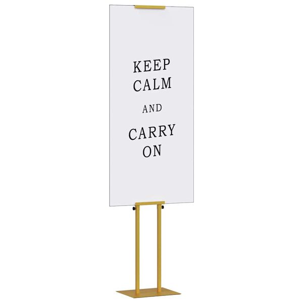 vidaXL Ki&aacute;ll&iacute;t&oacute; &Aacute;llv&aacute;ny Arany 30 x 24 x 214 cm Ac&eacute;l