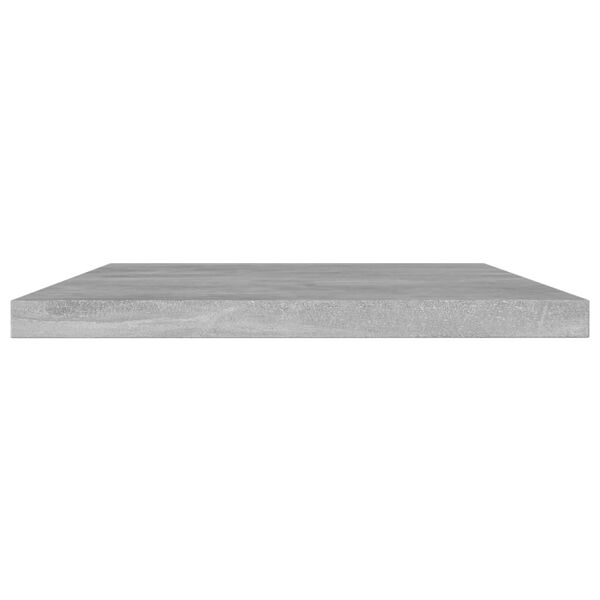 vidaXL 4 db betonsz&uuml;rke szerelt fa k&ouml;nyvespolc 60 x 10 x 1,5 cm