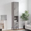 vidaXL sz&uuml;rke sonoma szerelt fa magasszekr&eacute;ny 34,5 x 34 x 180 cm