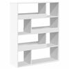 vidaXL feh&eacute;r szerelt fa k&ouml;nyvespolc 100 x 33 x 125,5 cm