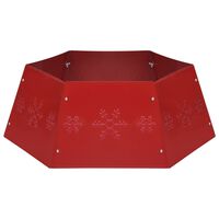 vidaXL piros karácsonyfatalp-takaró Ø68 x 25 cm