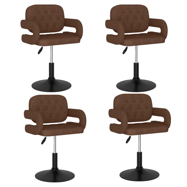 vidaXL 4 db barna sz&ouml;vet forg&oacute; &eacute;tkezősz&eacute;k