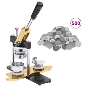 vidaXL kitűzők&eacute;sz&iacute;tő g&eacute;p forg&oacute; lyukaszt&oacute;val 500 db 58 mm-es kitűzővel