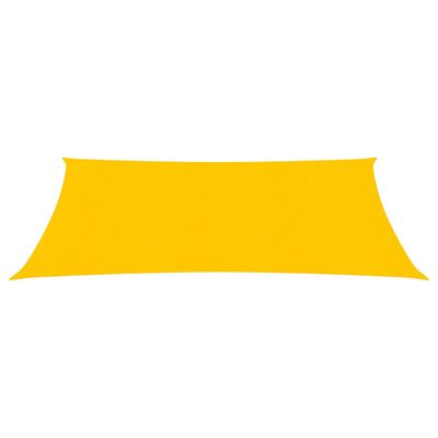vidaXL sárga HDPE napvitorla 160 g/m² 2,5 x 4 m