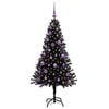 vidaXL Kar&aacute;csonyfa Fekete 150 cm PVC