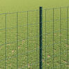 vidaXL Ker&iacute;t&eacute;s oszlopokkal Z&ouml;ld 1,4 x 10 m Ac&eacute;l &eacute;s PVC