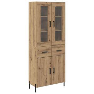 vidaXL Magasfi&uacute; Artisan t&ouml;lgy 69,5 x 34 x 180 cm Faanyag