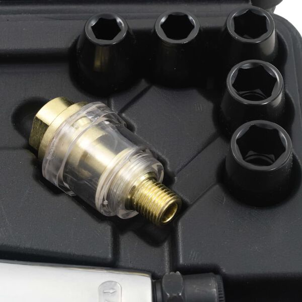 vidaXL 16-r&eacute;szes sűr&iacute;tett levegős szersz&aacute;mk&eacute;szlet 1/2"