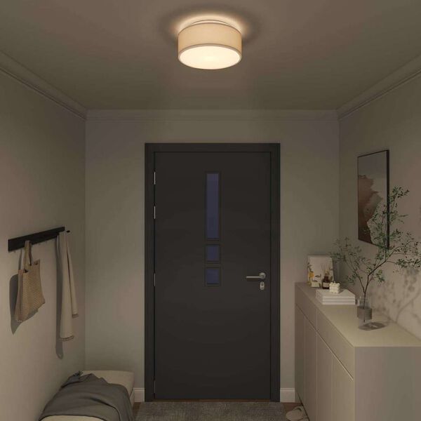 vidaXL Mennyezeti lámpa Tópszínű 30 x 13.5 cm szövet