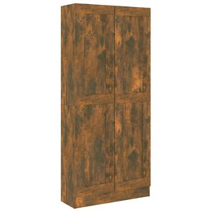 vidaXL f&uuml;st&ouml;s t&ouml;lgy sz&iacute;nű fa f&uuml;rdőszobaszekr&eacute;ny 82,5x30,5x185,5 cm