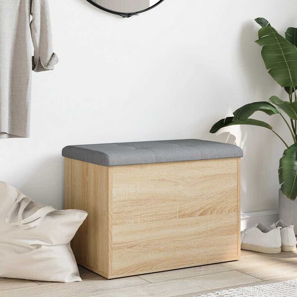 vidaXL sonoma t&ouml;lgyfa t&aacute;rol&oacute;pad 62 x 42 x 45 cm