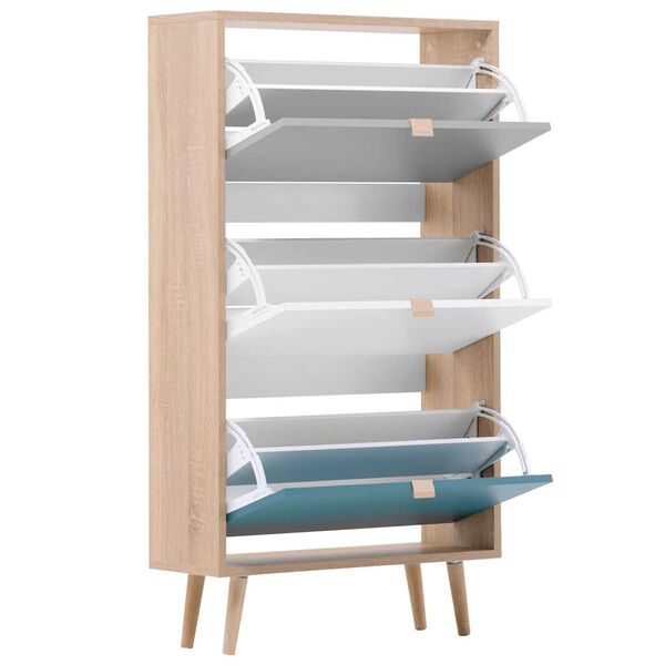 Finori C-uba 42 sonoma t&ouml;lgy- &eacute;s h&aacute;romsz&iacute;nű cipőszekr&eacute;ny