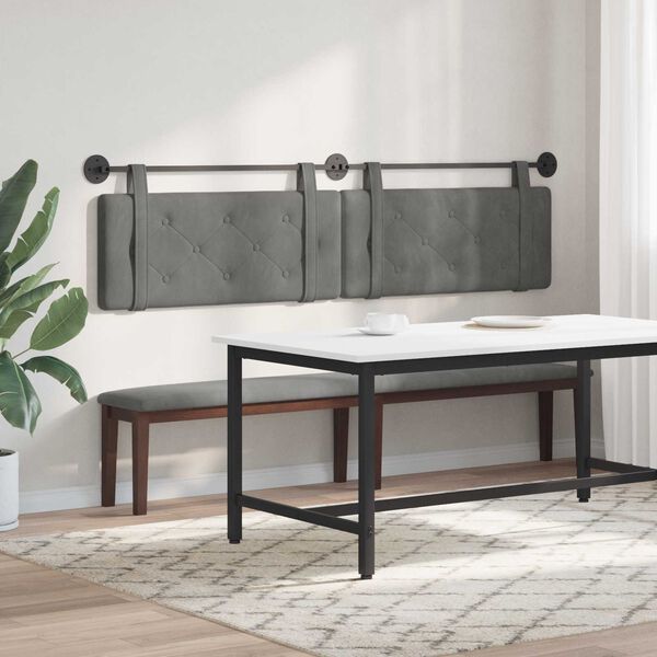 vidaXL Fali Fejt&aacute;mla S&ouml;t&eacute;tsz&uuml;rke 210 x 55 x 5 cm B&aacute;rsony