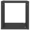 vidaXL 6 db sz&uuml;rke fali kockapolc 26 x 15 x 26 cm