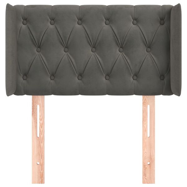 vidaXL s&ouml;t&eacute;tsz&uuml;rke b&aacute;rsony fejt&aacute;mla sz&aacute;rnyakkal 83x16x78/88 cm