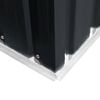 vidaXL antracitsz&uuml;rke f&eacute;m kerti f&eacute;szer 257 x 298 x 178 cm
