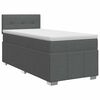 vidaXL Boxspring &aacute;gy matraccal S&ouml;t&eacute;tsz&uuml;rke 90 x 190 cm Sz&ouml;vet