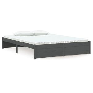 vidaXL Double sz&uuml;rke t&ouml;m&ouml;r fa &aacute;gykeret 135 x 190 cm