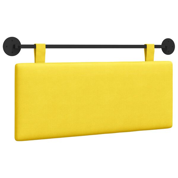 vidaXL Fali Fejt&aacute;mla Falra szerelhető Egysz&iacute;nű B&aacute;rsonyos sz&ouml;vet