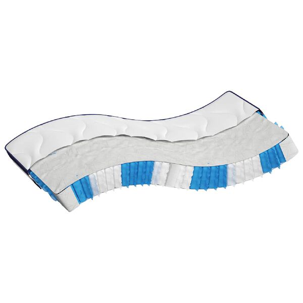 vidaXL közepes keménységű zsebrugós matrac 140 x 190 cm