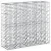 vidaXL Gabion emelt &aacute;gy 2 pcs Ez&uuml;st 170 x 50 x 150 cm Horganyzott ac&eacute;l