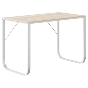 vidaXL feh&eacute;r-t&ouml;lgysz&iacute;nű forg&aacute;cslap sz&aacute;m&iacute;t&oacute;g&eacute;pasztal 110 x 60 x 73 cm