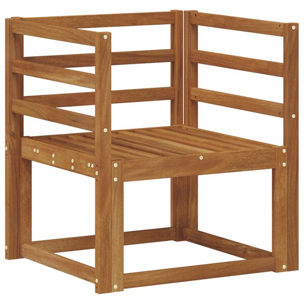 vidaXL K&uuml;lt&eacute;ri kanap&eacute; T&ouml;m&ouml;r Ak&aacute;cfa Term&eacute;szetes