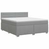 vidaXL Boxspring &aacute;gy matraccal Vil&aacute;gossz&uuml;rke 160 x 200 cm Sz&ouml;vet