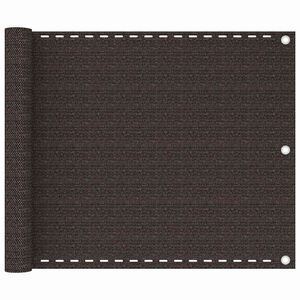 vidaXL barna HDPE erk&eacute;lytakar&oacute; 75 x 300 cm