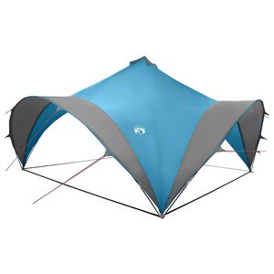 vidaXL Partys&aacute;tor tetővel K&eacute;k 500 x 500 x 350 cm Poli&eacute;szter &eacute;s ac&eacute;l