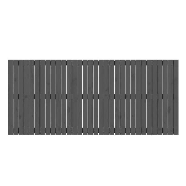 vidaXL sz&uuml;rke t&ouml;m&ouml;r fenyőfa fali fejt&aacute;mla 204 x 3 x 90 cm