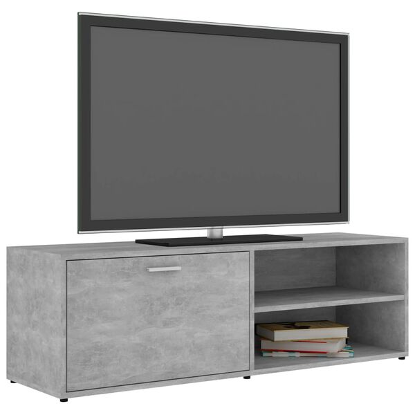 vidaXL betonszürke szerelt fa TV-szekrény 120 x 34 x 37 cm