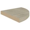vidaXL 4 db tölgyszínű MDF lebegő sarokpolc 35 x 35 x 3,8 cm