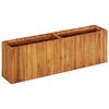 vidaXL t&ouml;m&ouml;r ak&aacute;cfa kerti magas&aacute;gy&aacute;s 150 x 30 x 50 cm