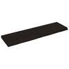 vidaXL s&ouml;t&eacute;tbarna kezelt t&ouml;m&ouml;r t&ouml;lgyfa fali polc 140 x 40 x (2-6) cm