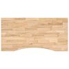 vidaXL t&ouml;m&ouml;r t&ouml;lgyfa t&eacute;glalap alak&uacute; asztallap kezeletlen 100x50x2,5 cm