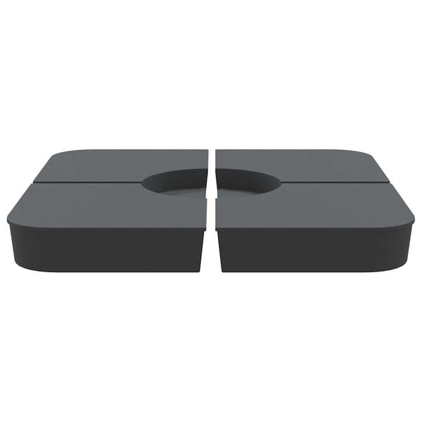 vidaXL 4 db napernyő alapkészlet keresztállvány napernyőhöz 100 kg PP