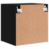 vidaXL 2 db fekete szerelt fa fali TV-szekr&eacute;ny 40,5 x 30 x 40 cm