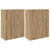 vidaXL Fali szekr&eacute;ny 2 db Artisan t&ouml;lgy 69,5 x 34 x 90 cm Szerelt Fa