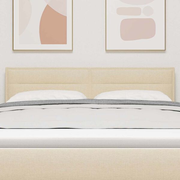 vidaXL LED &aacute;gyt&aacute;mla LED -es l&aacute;mp&aacute;kkal Kr&eacute;m 144 cm Poli&eacute;szter