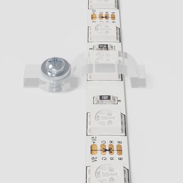 vidaXL LED szalag 4 pcs Fekete &eacute;s &Aacute;tl&aacute;tsz&oacute; 250 cm R&eacute;z &eacute;s műanyag