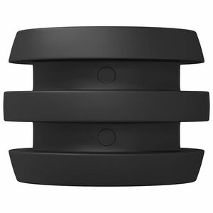 vidaXL Csocs&oacute;asztal gumi 16 db Fekete 3 x 3 x 2 cm TPE